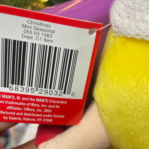 Rare Holiday M&M Plush – Vintage Collectible - Picture 3 of 4